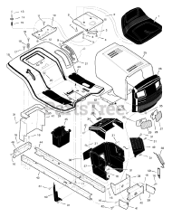 Murray 42591x88A - Murray 42" Lawn Tractor (1999)