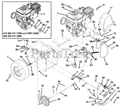 Ariens 920308 - Ariens Compact 26" Snow Blower, Briggs & Stratton (SN: 000101 & Above)