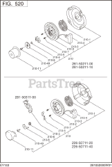 Subaru Robin EY153D10150 (EY15-3) - Subaru Robin Engine 520 Cooling &amp; Starting