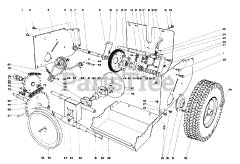 Toro 31663 (526) - Toro 26" Snow Thrower (SN: 003000001 - 003999999) (1973)