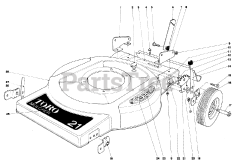 Toro 18017 - Toro Walk-Behind Mower (SN: 008000001 - 008999999) (1978)