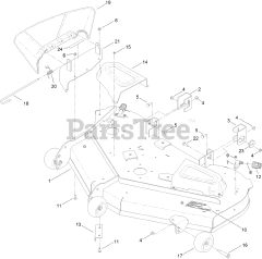 Toro 74643 (MX 5060) - Toro 50" TimeCutter Zero-Turn Mower (SN: 314000001 - 314999999) (2014) 50 Inch Deck Assembly