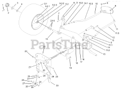 Toro 72201 (417 XT) - Toro Garden Tractor (SN: 230000001 - 230999999) (2003)