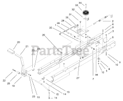 Toro 71226 (16-38 XLE) - Toro Lawn Tractor (SN: 210000001 - 210999999) (2001) Traction Clutching Assembly