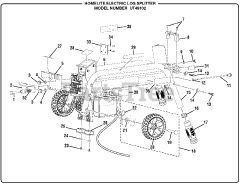 Homelite UT-49102 - Homelite Electric Log Splitter General Assembly (Part 1)