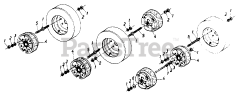 White Outdoor 190-784-190 - White Outdoor 50 lb Wheel Weights (1992)