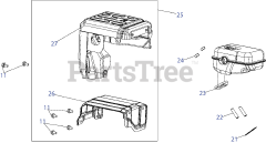 MTD 270-WU - MTD 280cc Engine 270-WU Muffler