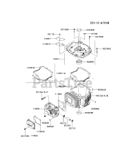 Kawasaki FJ180V-AM13 - Kawasaki Engine CYLINDER/CRANKCASE