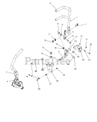 Gravely 915230 (ZTX 52) - Gravely 52" Zero-Turn Mower, 23hp Kawasaki FR (SN: 040000 - 074999)
