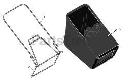 Scotts 204210x8G - Scotts 20" Walk-Behind Mower (2005) Bag Assembly