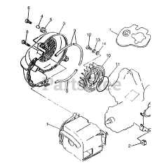 Murray S-1544 - Murray 90cc ATV (2002) Air Cooling System