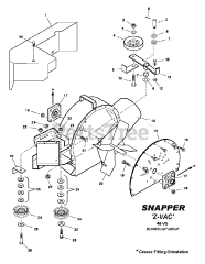 Snapper 7063320 - Snapper 48" Z- VAC Triple Grass Catcher