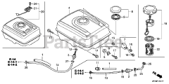 Honda GX390 UT1 VXE2 (GCAKT) - Honda Engine, Made in Thailand (SN: GCAKT-1000001 - GCAKT-9999999)