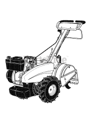 Yard Machines 21BA413H700 - Yard Machines Tiller (2006)