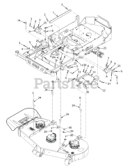 Scag SEVZ-52H - Scag EVZ 52" Zero-Turn Mower, Electric (SN: T4700001 - T4799999) SEVZ CUTTER DECK CONTROLS
