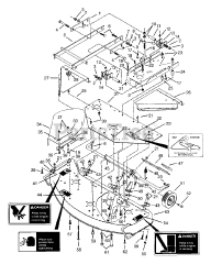 Gravely 885005 - Gravely 40" Deck for 2-Wheel Tractor (SN: 000367 - 009999)