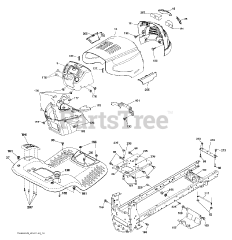 Poulan Pro PB 22H42YT (960480051-00) - Poulan Pro Lawn Tractor (2012-11)