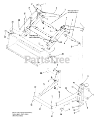 Simplicity 1691309 - Simplicity Front Loader Loader Main Frame
