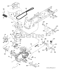 Poulan Pro PB GT 2654 (960420173-00) - Poulan Pro Garden Tractor (2014-10)