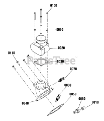 Briggs & Stratton 080016-00 - Briggs & Stratton 125kW Home Standby Generator Engine Service Parts - Throttle Body