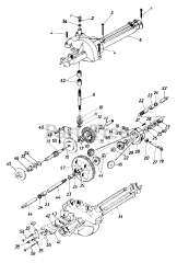 MTD 132-451F314 - MTD Lawn Tractor (1992) (Power Tech) (Power Equipment) Transaxle Assembly