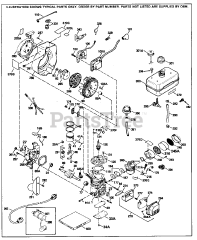 Tecumseh AH600-1631 - Tecumseh Engine Engine Parts List #1