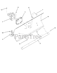 Gravely 885910 - Gravely Pro-QXT 48" Blade Attachment (SN: 000101 - 000999)