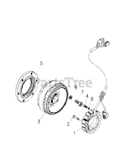 Cub Cadet Challenger 500 Camo (37AW7CLD010) - Cub Cadet 4x4 Utility Vehicle 500UTV Engine Stator