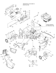 Columbia 12A-976B897 - Columbia 21" Walk-Behind Mower (2010) Deck Assembly 976