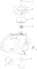 Toro 39514 - Toro 24" Stand-On Aerator (SN: 415300000 - 416399999) LH Transaxle Assembly No. 126-9064
