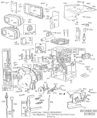 Briggs & Stratton 255427-0132-XX - Briggs & Stratton Horizontal Engine