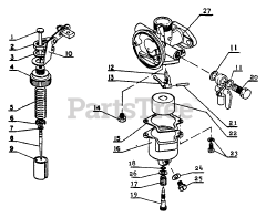 Echo PB-9 - Echo Backpack Blower Carburetor