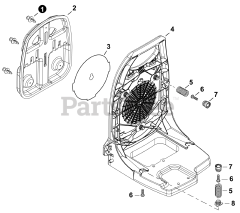 Echo PB-8010 H - Echo Backpack Blower (SN: P52315001001 - P52315999999)