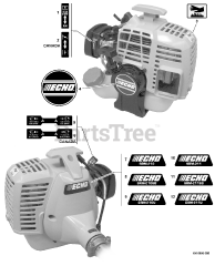 Echo SRM-211 SB - Echo String Trimmer (SN: 06001001 - 06999999)