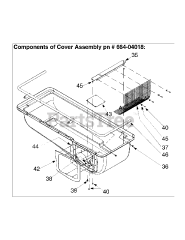 Cub Cadet 852 (590-852-150) - Cub Cadet Triple Rear Bagger Kit