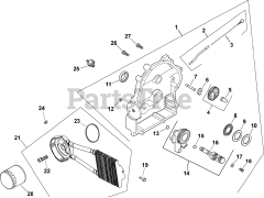 Kohler CH740-0001 - Kohler Command PRO Engine, Basic Version, 25hp, 725cc Lubrication Group 3-24-382 CH18-750