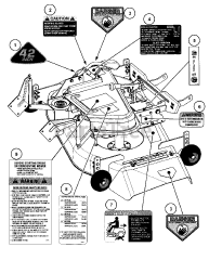 Snapper 7063023 - Snapper 42" Dual Idler Mower Deck Kit