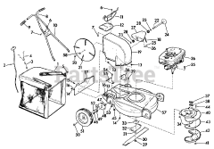Lawn-Boy 7210 - Lawn-Boy Walk-Behind Mower (SN: 000000001 - 099999999) (1960) Model 7250 Mower Parts List