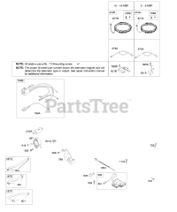 Briggs & Stratton 446677-0127-B1 - Briggs & Stratton Vertical Engine Alternators, Fuel Supply, Ignition