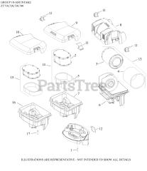 Kohler ZT730-3027 - Kohler Confidant Engine, Made for Excel, 23hp, 747cc 10 Air Intake
