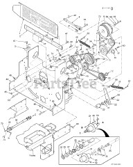 Scag SMT-72VS - Scag Turf Tiger 72" Mower Deck (SN: E3400001 - E3499999) Deck Drive Components