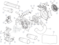 Craftsman BV 250 (CMXGAAMR27BV) (41AR27BV793) - Craftsman Blower/Vacuum