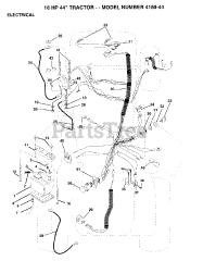 Poulan 418044 - Poulan Lawn Tractor (2006-01) ELECTRICAL