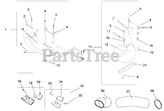 Gravely 827016 - Gravely 40" Grass Bagger for Sport ZT Series (SN: 010000 & Above)