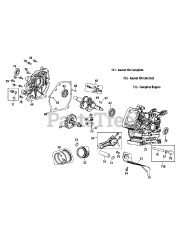 MTD 270-SUA - MTD Engine 270-SUA Crankcase