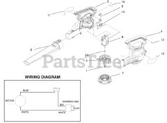 Toro 51586 - Toro Power Sweep Blower (SN: 200055100 - 200058581) (2000)