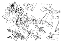 Toro 58070 - Toro 26" Tiller (SN: 003000001 - 003999999) (1983) Tiller Assembly