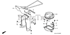 Honda HS621 AS/D (SZAN) - Honda 21" Snow Blower, Made in Japan (SN: SZAN-1130001 - SZAN-1130378) CHUTER