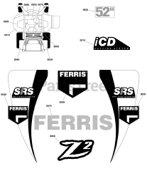 Ferris SRS Z2 (5901947) - Ferris SRS Z2 Series 52" Stand-On Mower, 26hp Kawasaki