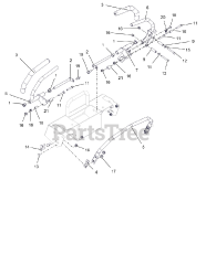 Gravely 994142 - Gravely Pro-Stance 52" Stand-On Mower, Kohler EFI (SN: 000101 - 019999) Controls And Steering
